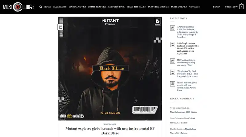 Mutant Dark Blaze Musiculture feature